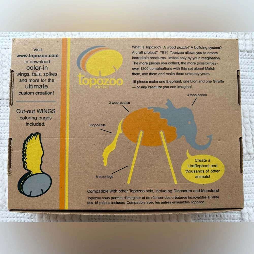 Topozoo Safari Custom Creature Play Set